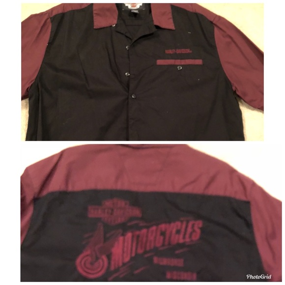 Harley-Davidson Other - Men’s Short Sleeve Harley Davidson Dress Shirt